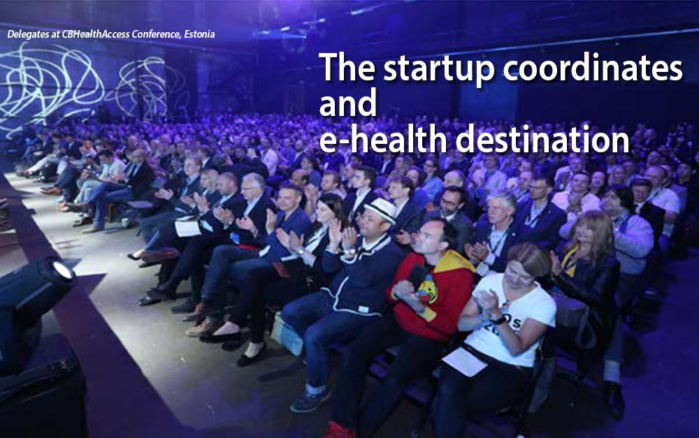 Startup coordinates and e-health destination