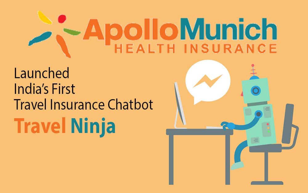 Apollo Munich Health Insurance launched India’s First Travel Insurance Chatbot: Travel Agent
