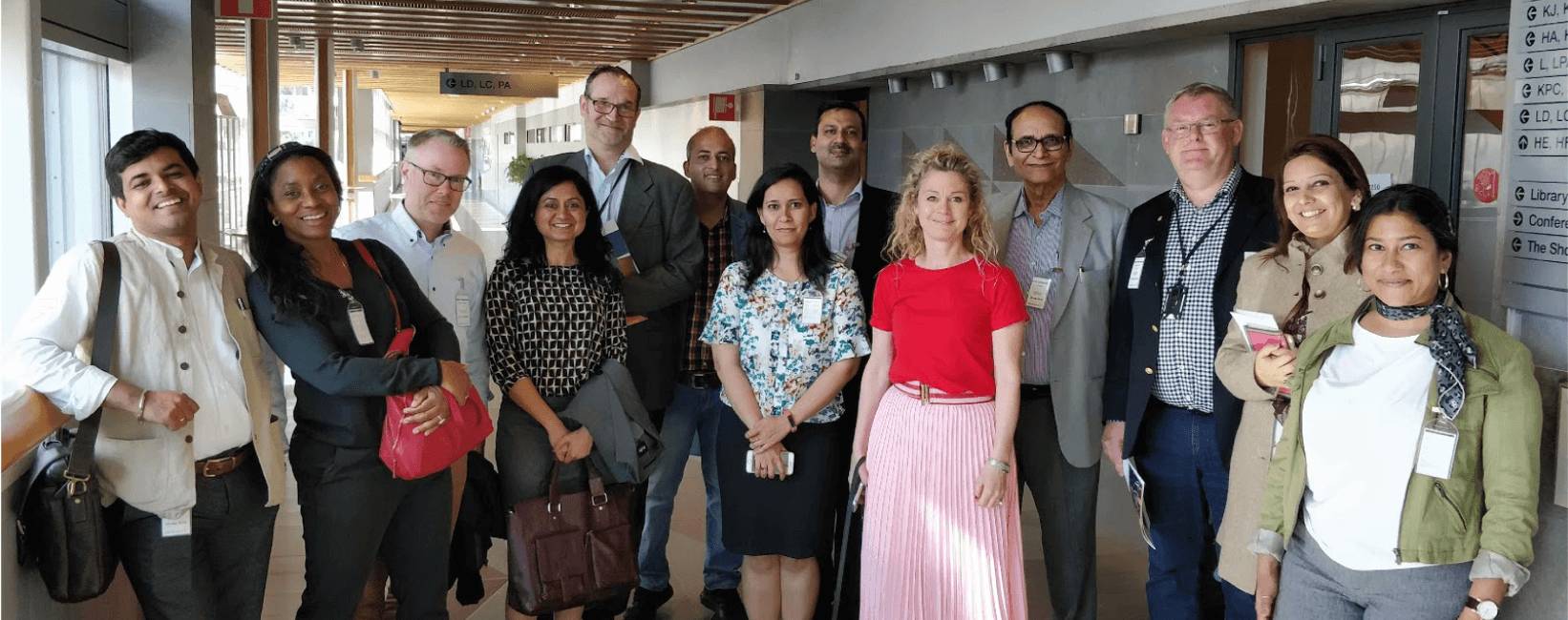 Figure 11: Indian delegation with Magnus, Pernila and Jesper from AZ BioVentures and GoCo City
